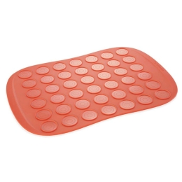 Φόρμα Σιλικόνης 42 Θέσεων Macarons Delicia Siliconprime 629426 27x39cm Red Tescoma Σιλικόνη