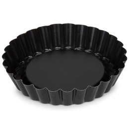 Φόρμα Τάρτας Αντικολλητική Classique 221.02810 Φ10cm Black Patisse Ανοξείδωτο Ατσάλι