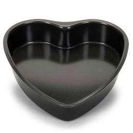 Φόρμα Aντικολλητική Καρδιά Classique 221.02843 20cm Black Patisse Ανοξείδωτο Ατσάλι