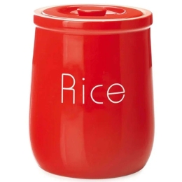 Βάζο Αποθήκευσης Rice Chef Du Monde VC4616 1,5lt Red Maxwell & Williams Κεραμικό