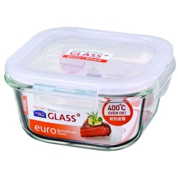 Δοχείο Φαγητού LLG214 14x14x6,7cm 500ml Clear Lock & Lock Γυαλί