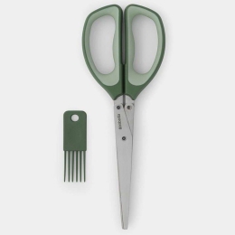 Ψαλίδι Μαγειρικής Tasty 081.1216/85 Silver-Green Brabantia Ανοξείδωτο Ατσάλι