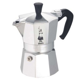 Καφετιέρα Espresso Moka Express 1 Φλυτζανιού 209.990001161 Silver-Black Bialetti Αλουμίνιο