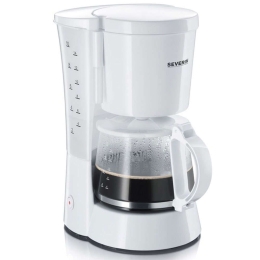 Καφετιέρα Γαλλικού 4478 1,25lt 800W White Severin Πλαστικό, Γυαλί