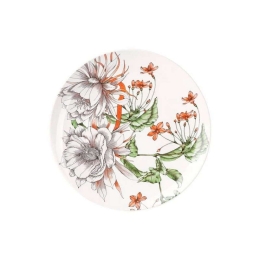 Πιάτο Φαγητού The Black Pen Night Garden Flower II0088 Φ27,5cm Multi Maxwell Williams Πορσελάνη