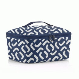 Τσάντα Χειρός Ισοθερμική Signature LF4073 28x12x22,5cm 4,5Lt Dark Blue-White Reisenthel Πολυέστερ