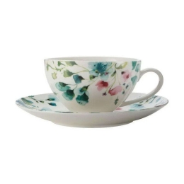 Φλυτζάνι Τσαγιού Mε Πιατάκι Primavera FX0215 400ml Multi Maxwell & Williams Πορσελάνη