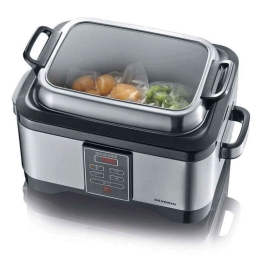 Ηλεκτρικό Σκεύος Μαγειρέματος Sous-Vide 2447COOK 26,3x28,8x44cm 500W Inox Severin Ανοξείδωτο Ατσάλι