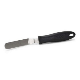 Σπάτουλα Γλασαρίσματος Με Γωνία 221.10370 11cm Βlack-Silver Patisse Ανοξείδωτο Ατσάλι