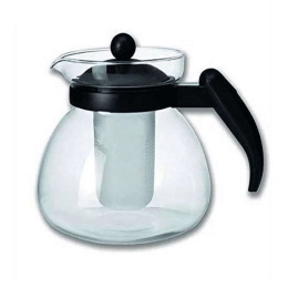 Τσαγιέρα Γυάλινη Duo 217.057839 1,2Lt Clear-Black Leonardo Γυαλί