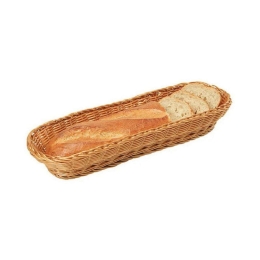 Ψωμιέρα Οβάλ 17848 41x16x7cm Natural Kesper Πλαστικό