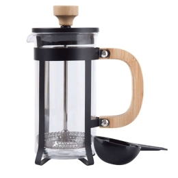 Καφετιέρα Γαλλικού Με Έμβολο Blend Sumatra LQ0003 350ml Black-Natural Maxwell & Williams Ατσάλι,Γυαλί
