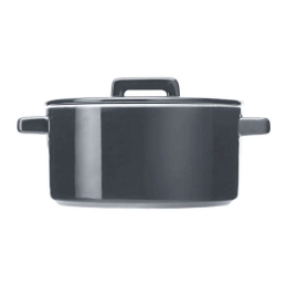 Κατσαρόλα Πυρίμαχη Epicurious IA0160 29x15x24cm 3Lt Dark Grey Maxwell&Williams Πορσελάνη
