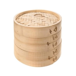 Ατμομάγειρας 2 Επιπέδων Bamboo Nikko 389530 20,5x14cm Natural Tescoma Bamboo