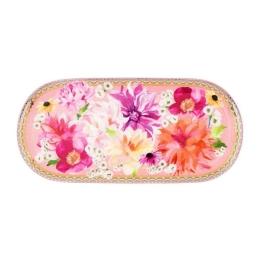 Πιατέλα Σερβιρίσματος Teas & C's Dahlia Daze Sky HV0365 25x12cm Pink-Multi Maxwell Williams Πορσελάνη