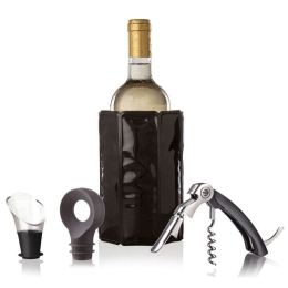 Σετ Κρασιού Classic 4Τμχ 3890160 Black Vacuvin