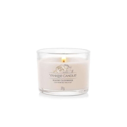Κερί Αρωματικό Σε Βάζο Votive Signature Warm Cashmere 1701464E Ivory Yankee Candle Κερί