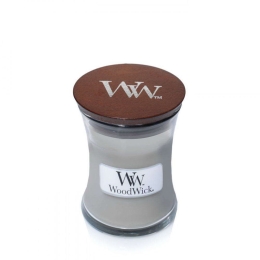 Κερί Αρωματικό Σε Βάζο Fireside 98106E 7x7x8,3cm Grey WoodWick Wax