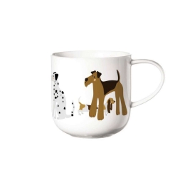 Κούπα Dogs 19444014 400ml Multi Asa Πορσελάνη
