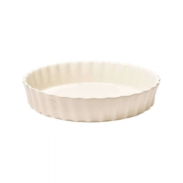 Σκεύος Τάρτας Βαθύ Argile EH026028 28cm White Emile Henry Κεραμικό