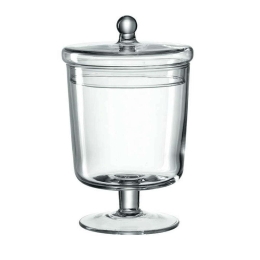 Μπισκοτιέρα Με Πόδι Poesia Ravenna 018612L 20cm Clear Leonardo Γυαλί