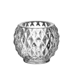 Κηροπήγιο-Ρεσώ Poesia 018643L 5cm Clear Leonardo Γυαλί