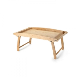 Δίσκος Κρεβατιού Wooden Rubberwood 03061000 61x35cm Natural Continenta Ξύλο