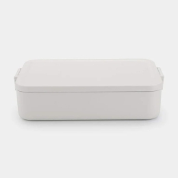 Δοχείο Φαγητού Με Χωρίσματα Make & Take Bento 081.2035/03 25,5x16,7x6,2cm 2Lt Cream Brabantia Recycled