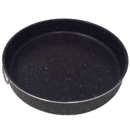 Ταψί Αντικολλητικό Με Λαβές Premium 221.11350 Φ30cm Black Patisse Ατσάλι