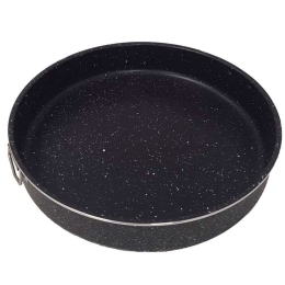 Ταψί Αντικολλητικό Με Λαβές Premium 221.11351 Φ34cm Black Patisse Ατσάλι