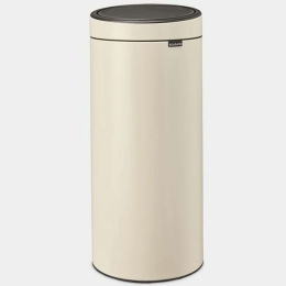 Κάδος Απορριμμάτων Touch Bin 081.1499/86 Φ29,5x32x72cm 30lt Beige Brabantia Μέταλλο