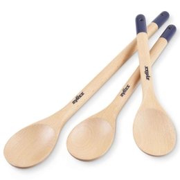 Κουτάλες (Σετ 3Τμχ) E980207 36/29/24cm Natural-Blue Zyliss Ξύλο