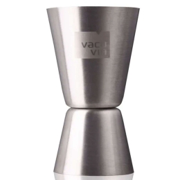 Μεζούρα Διπλή 78323606 30/15ml Inox Vacu Vin Ανοξείδωτο Ατσάλι
