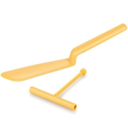 Σπάτουλες Κρέπας Delicia (Σετ 2Τμχ) 630066 32cm Yellow Tescoma Συνθετικό Υλικό
