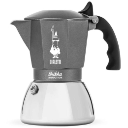 Καφετιέρα Espresso Brikka Induction 209.0007317 160ml Inox-Grey Bialetti Ατσάλι, Αλουμίνιο