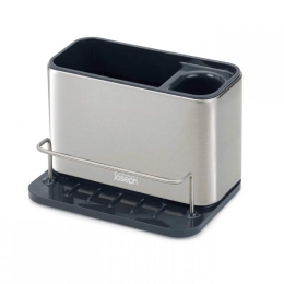 Θήκη Οργάνωσης Νεροχύτη Surface 85112J 18x12,8x12,5cm Inox-Black Joseph Joseph Ανοξείδωτο Ατσάλι