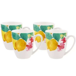 Κούπες Coupe Capri (Σετ 4Τμχ) YD0082 420ml Multi-White Maxwell&Williams Πορσελάνη