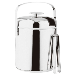 Παγοδοχείο Με Λαβίδα 41513-13 14x22cm 1,3Lt Inox Paderno Ανοξείδωτο Ατσάλι