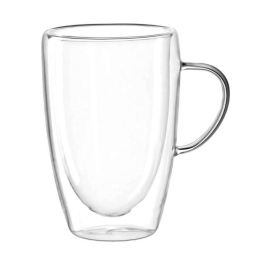Κούπα Με Διπλά Τοιχώματα Duo 053063L 400ml Clear Leonardo Γυαλί