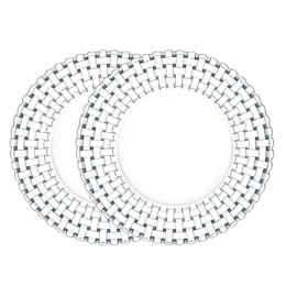 Πιατέλα Σερβιρίσματος Bossa Nova (Σετ 2Τμχ) 0093511-0 32cm Clear Nachtmann Κρύσταλλο