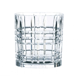 Ποτήρι Ουίσκι Square (Σετ 4Τμχ) 101050 345ml Clear Nachtmann Κρύσταλλο