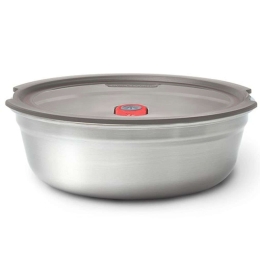 Δοχείο Φαγητού FBSS-BL-S017-FR 17x17x6cm 650ml Inox Black&Blum Ατσάλι,Σιλικόνη