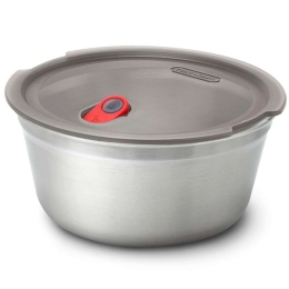 Δοχείο Φαγητού FBSS-BL-L017-FR 17x17x8,2cm 950ml Inox Black&Blum Ατσάλι,Σιλικόνη