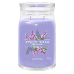 Αρωματικό Κερί Signature Lilac Blossoms Large 1629963E 9,3x15,7cm Lilac Yankee Candle