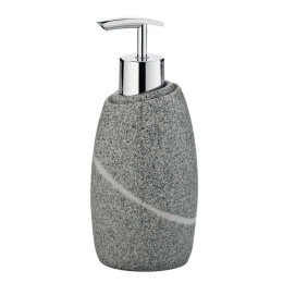 Δοχείο Κρεμοσάπουνου Talus 20257 Φ7,5x16cm 300ml Grey Kela Πολυρεσίνη