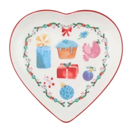 Πιάτο Καρδιά Christmasville ME0021 14cm Multi Maxwell&Williams
