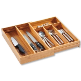 Κουταλοθήκη 58186 26/49x43x6cm Natural Kesper Bamboo