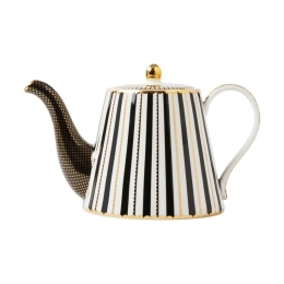 Τσαγιέρα Με Φίλτρο Regency Teas & C'S HV0482 1Lt Black-Multi Maxwell&Williams Πορσελάνη