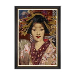 Κάδρο Geisha Girl By George Henry FA13176 70X100 MindTheGap Κάθετοι Ξύλο