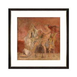 Κάδρο Pompeii Wall Fresco II FA13124 70X70 MindTheGap Τετράγωνοι Ξύλο